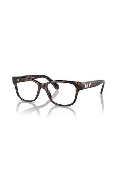 Swarovski Woman Pillow Eyeglasses- Sk 2007 - Lense Size:52mm - Havana