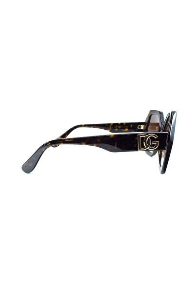 Dolce&Gabbana Dolce & Gabbana Woman Irregular Sunglasses- Dg 4406 - Lense Size:54mm - Havana