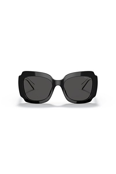 Prada Woman Irregular Sunglasses- Pr 16ys - Lense Size:52mm - Black