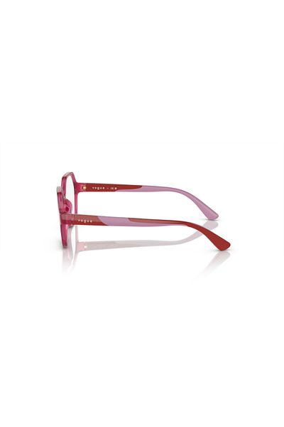 Vogue Junior Vista Unisex Irregular Eyeglasses- Vo 2022 - Lense Size:45mm - Transparent Cherry