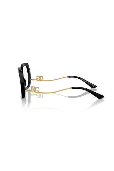 Dolce&Gabbana Dolce & Gabbana Woman Irregular Eyeglasses- Dg 3390b - Lense Size:56mm - Black