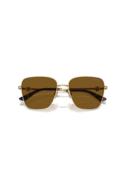 Jimmy Choo Woman Pillow Sunglasses- Jc 4005hb - Lense Size:56mm - Pale Gold