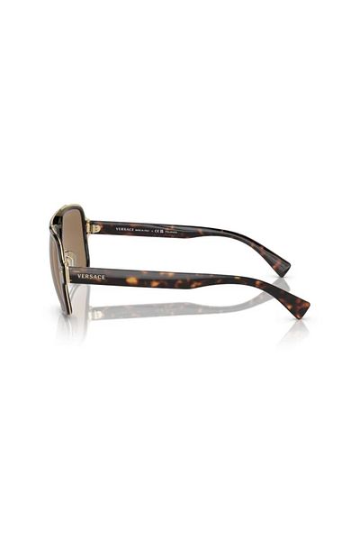 Versace Man Irregular Sunglasses- Ve 2199 - Lense Size:56mm - Havana