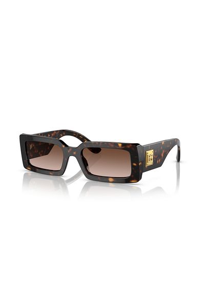 Dolce&Gabbana Dolce & Gabbana Woman Rectangle Sunglasses- Dg 4416 - Lense Size:53mm - Havana