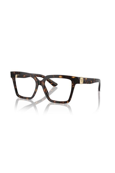 Dolce&Gabbana Dolce & Gabbana Woman Square Eyeglasses- Dg 3395 - Lense Size:51mm - Havana
