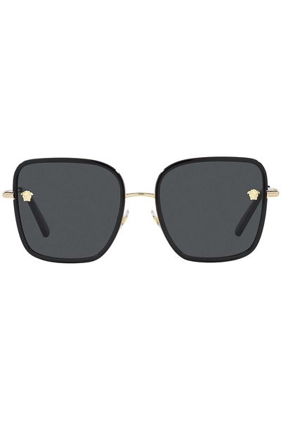 Versace 0VE2247D 14388757 Woman Steel Black Square full frame for Adult