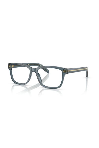 Prada Glasses Frame Model Pr B1v 17t1o153 Transparent Ocean For Man