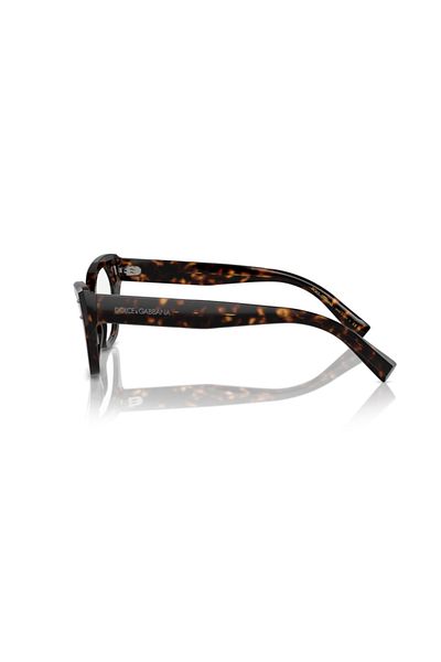 Dolce&Gabbana Dolce & Gabbana Woman Cat Eye Eyeglasses- Dg 3385 - Lense Size:52mm - Havana