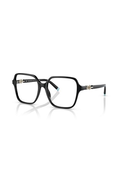 Tiffany Woman Square Eyeglasses- Tf 2230 - Lense Size:52mm - Black