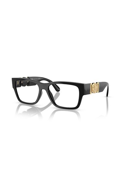 Versace Man Pillow Eyeglasses- Ve 3368u - Lense Size:53mm - Black