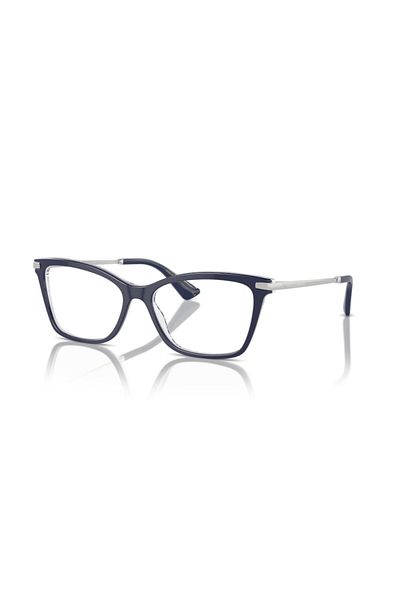 Dolce&Gabbana Dolce & Gabbana Woman Rectangular Eyeglasses- Dg 3393 - Lense Size:54mm - Blue On Blue Maiolica