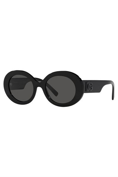 Dolce&Gabbana Dolce & Gabbana Woman Oval Sunglasses- Dg 4448 - Lense Size:51mm - Black