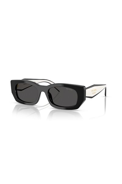 Prada Woman Pillow Sunglasses- Pr B05s - Lense Size:53mm - Black