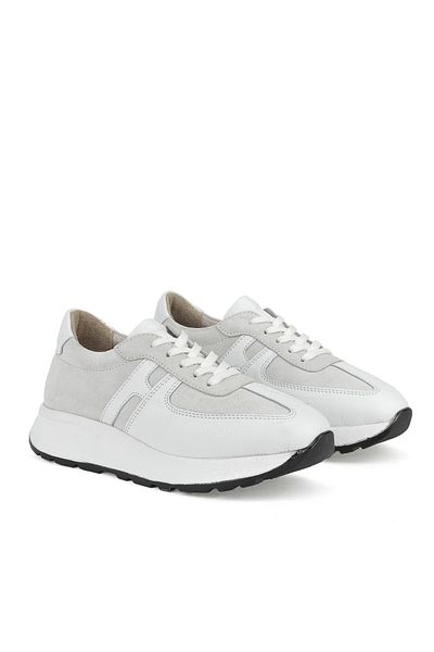 Ziya Tenis alb de damă din piele naturală 1511050 Z2050