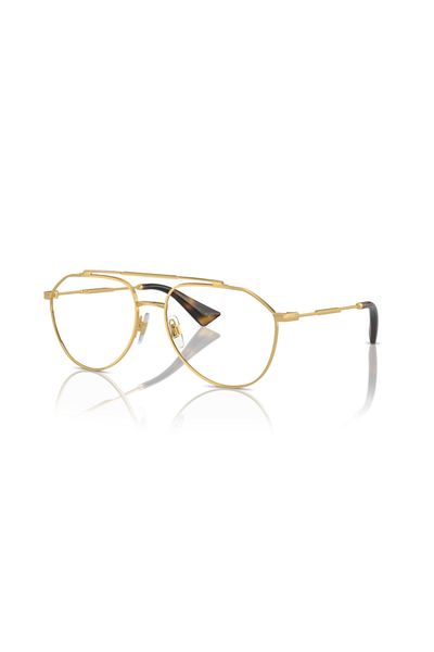 Dolce&Gabbana Dolce & Gabbana Man Pilot Eyeglasses- Dg 1353 - Lense Size:55mm - Gold