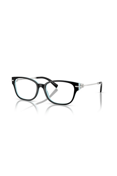 Tiffany Woman Pillow Eyeglasses- Tf 2262 - Lense Size:52mm - Black On Blue