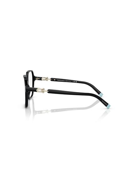 Tiffany Woman Square Eyeglasses- Tf 2230 - Lense Size:52mm - Black