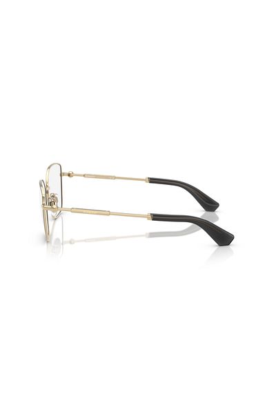 BURBERRY Woman Cat Eye Eyeglasses- Be 1390 - Lense Size:54mm - Light Gold With Black Rim