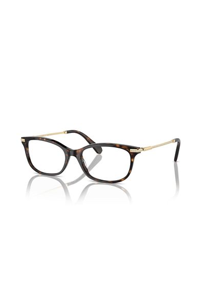 Swarovski Woman Rectangle Eyeglasses- Sk 2017 - Lense Size:52mm - Dark Havana