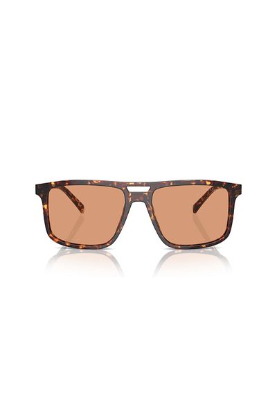 Prada Man Rectangle Sunglasses- Pr A22s - Lense Size:56mm - Magma Tortoise