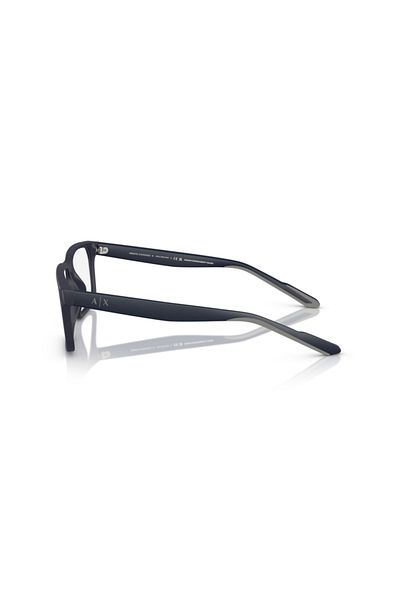 Armani Exchange Man Rectangle Eyeglasses- Ax 3118u - Lense Size:55mm - Matte Blue
