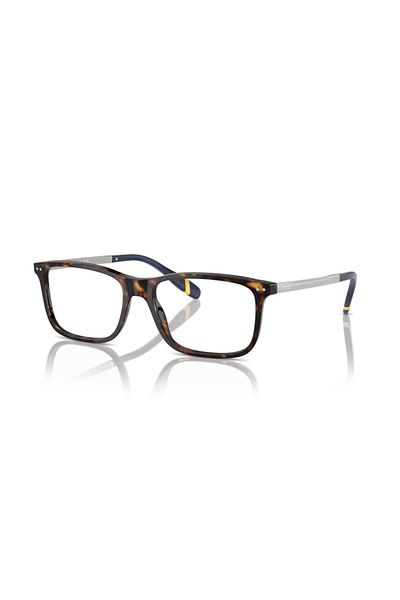 Polo Ralph Lauren Man Rectangular Eyeglasses- Ph 2273 - Lense Size:56mm - Shiny Dark Havana