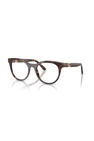 Dolce&Gabbana Dolce & Gabbana Woman Phantos Eyeglasses- Dg 3399 - Lense Size:50mm - Havana