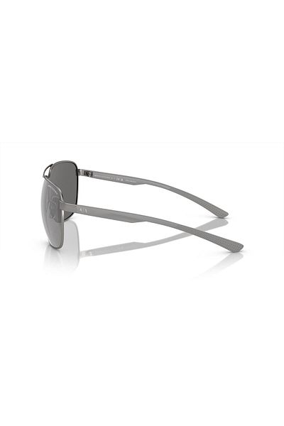 Armani Exchange Man Round Sunglasses- Ax 2047s - Lense Size:63mm - Matte Gunmetal