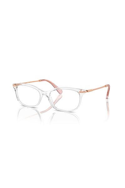 Swarovski Woman Rectangle Eyeglasses- Sk 2017 - Lense Size:52mm - Trasparent