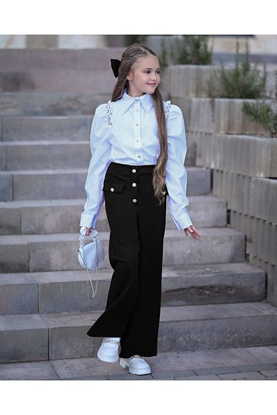 Kids Cămașă, pantaloni, pantaloni, geantă și geantă pentru fete