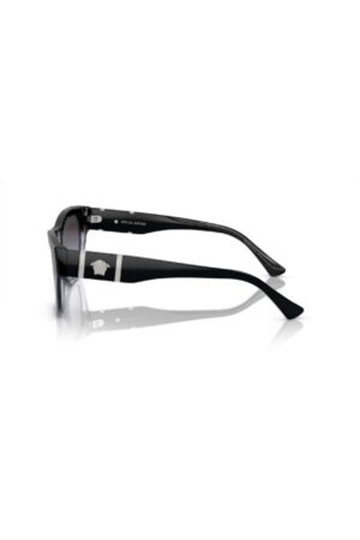 Versace Man Square Sunglasses- Ve 4457 - Lense Size:55mm - Black Gradient Grey
