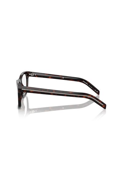 Prada Man Pillow Eyeglasses- Pr A13v - Lense Size:52mm - Radica Tortoise