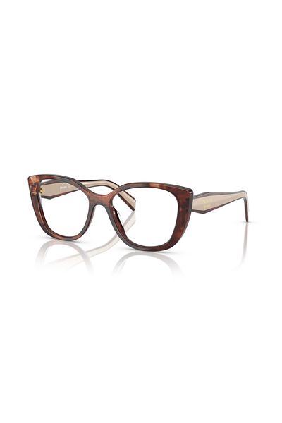 Prada Glasses Frame Model Pr B4v 7r1o151 Havana Caramel For Woman
