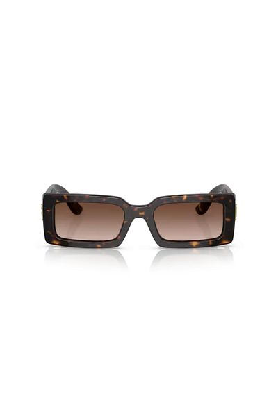 Dolce&Gabbana Dolce & Gabbana Woman Rectangle Sunglasses- Dg 4416 - Lense Size:53mm - Havana