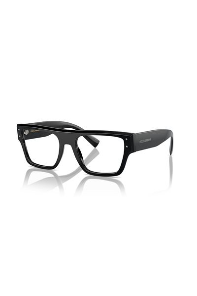 Dolce&Gabbana Dolce & Gabbana Man Square Eyeglasses- Dg 3384 - Lense Size:52mm - Black