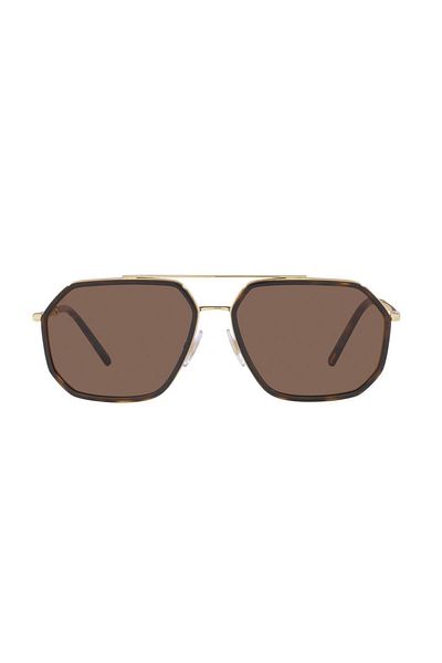 Dolce&Gabbana Dolce & Gabbana Man Pilot Sunglasses- Dg 2285 - Lense Size:60mm - Gold/havana