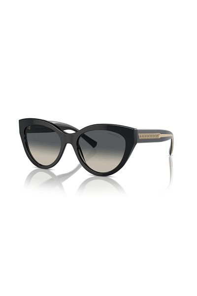 Tiffany Woman Cat Eye Sunglasses- Tf 4220 - Lense Size:54mm - Black