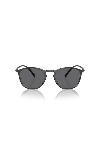Giorgio Armani Man Square Sunglasses- Ar 8186u - Lense Size:52mm - Matte Grey