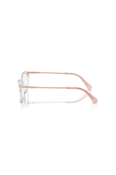 Swarovski Woman Rectangle Eyeglasses- Sk 2017 - Lense Size:52mm - Trasparent
