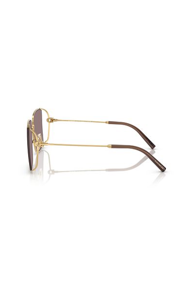 Coach Woman Square Cw429 Sunglasses- Hc 7174d - Lense Size:59mm - Shiny Gold