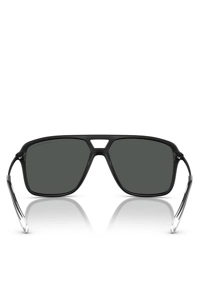 Armani Exchange Man Pilot Sunglasses- Ax 4150su - Lense Size:59mm - Matte Black