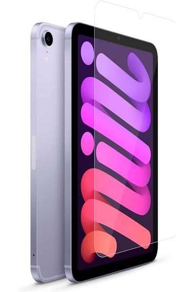 HYPHEN clear High Definition 9H Hardness,|2.5D Tempered Glass Compatible with iPad Mini 8.3"