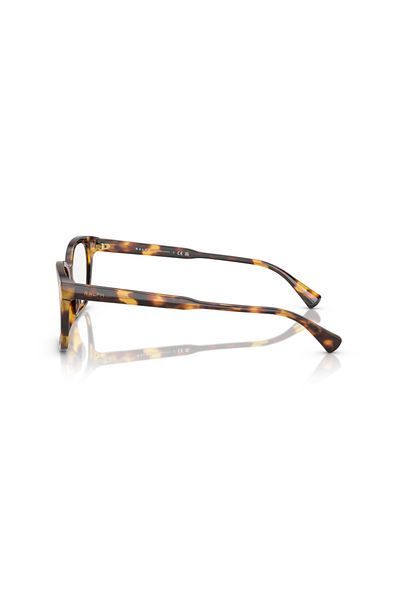 Ralph Woman Rectangle Eyeglasses- Ra 7174u - Lense Size:53mm - Shiny Honey Havana