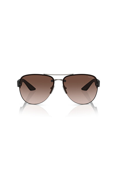 Prada Linea Rossa Sunglasses Model S;;55ys, 64, 5av, 02p Brown For Male