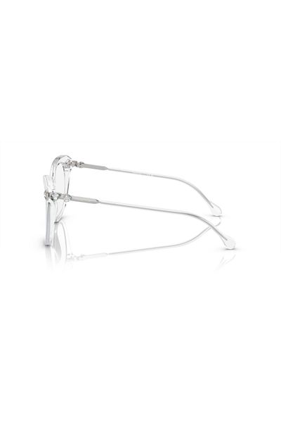 Swarovski Woman Irregular Eyeglasses- Sk 2012 - Lense Size:51mm - Crystal