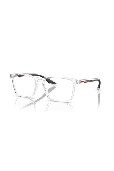 Prada نظارات طبية مربعة للرجال - Ps 01qv - مقاس العدسة: 54 مم - كريستال