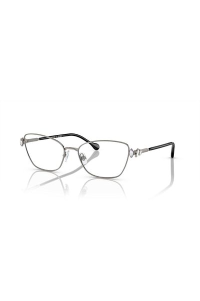 Swarovski Woman Pillow Eyeglasses- Sk 1006 - Lense Size:53mm - Gunmetal