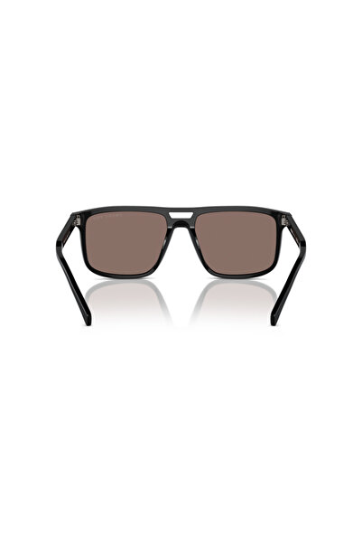 Prada Man Rectangle Sunglasses- Pr A22s - Lense Size:56mm - Black