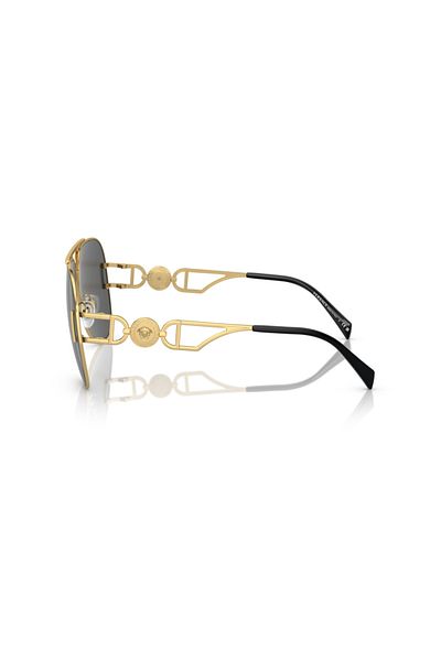 Versace Woman Pilot Sunglasses- Ve 2255 - Lense Size:63mm - Gold