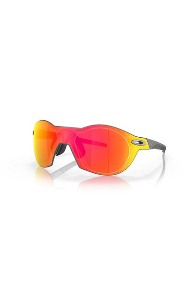 Oakley نظارات شمسية دائرية للرجال - Oo 9098 - مقاس العدسة: 48 مم - ألياف الكربون